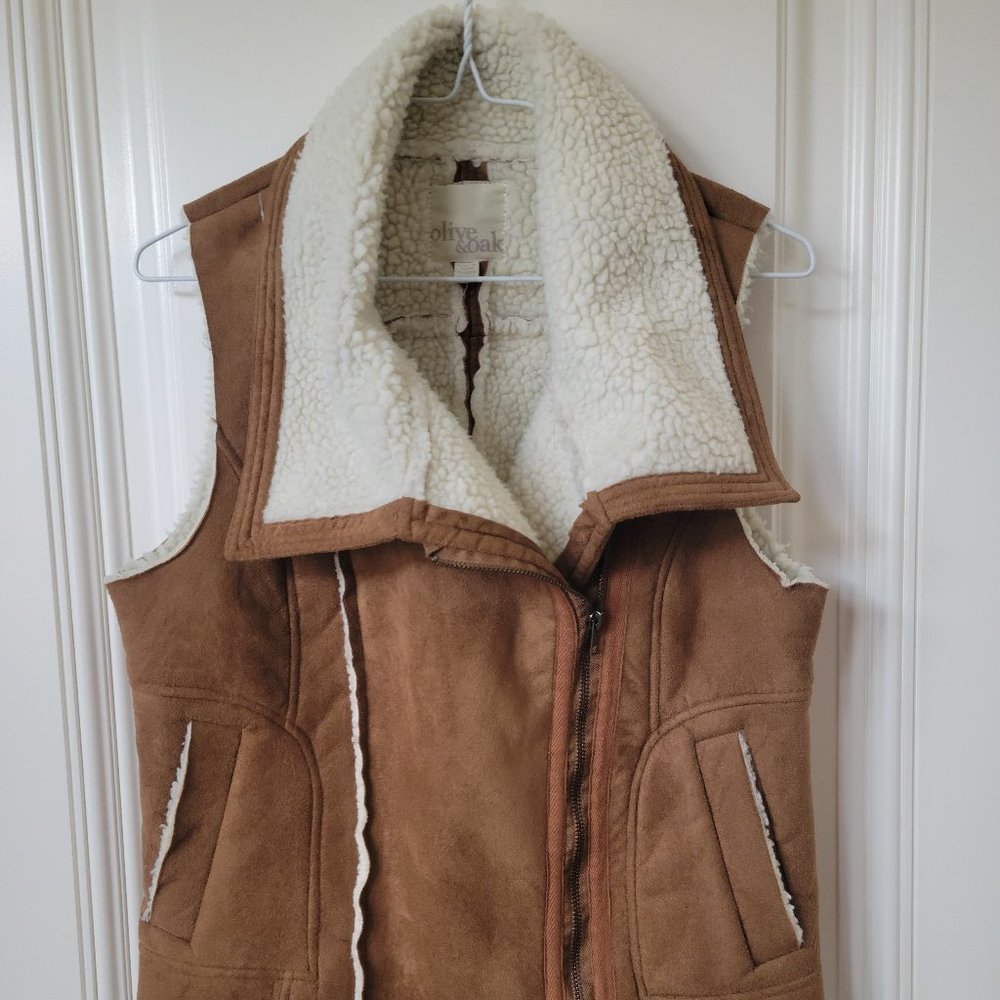 Olive & Oak Faux Suede Vest